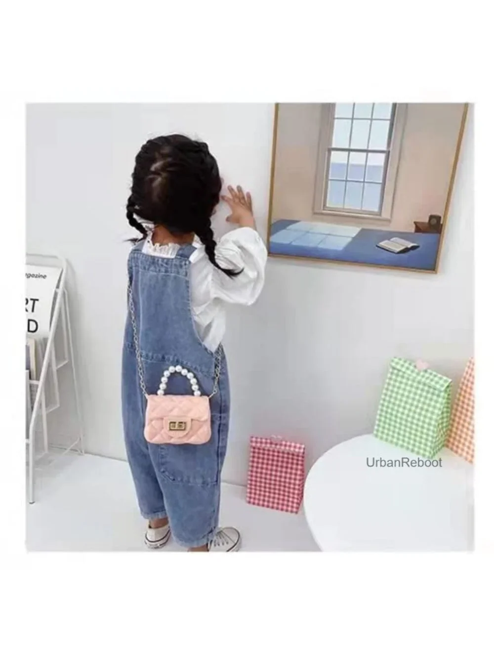 Girls Jelly Purse & Sunglasses Set PVC Crossbody Bag